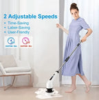 Electric Spin Scrubber Cleaning Brush – Multi-Surface Power Scrubber with Interchangeable Heads