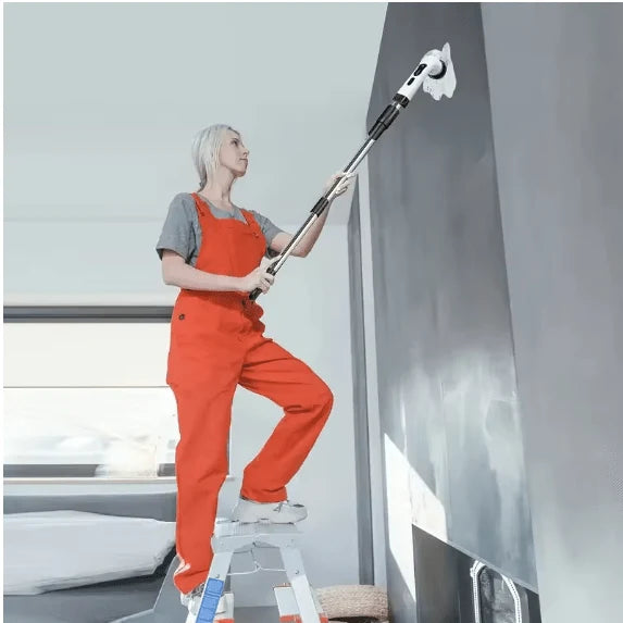 Electric Spin Scrubber Cleaning Brush – Multi-Surface Power Scrubber with Interchangeable Heads